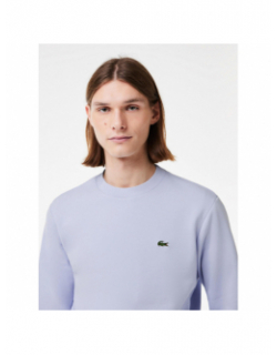 Sweat core solid bleu ciel homme - Lacoste