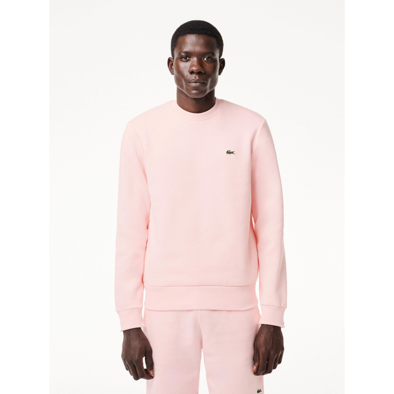 Sweat core solid rose femme - Lacoste