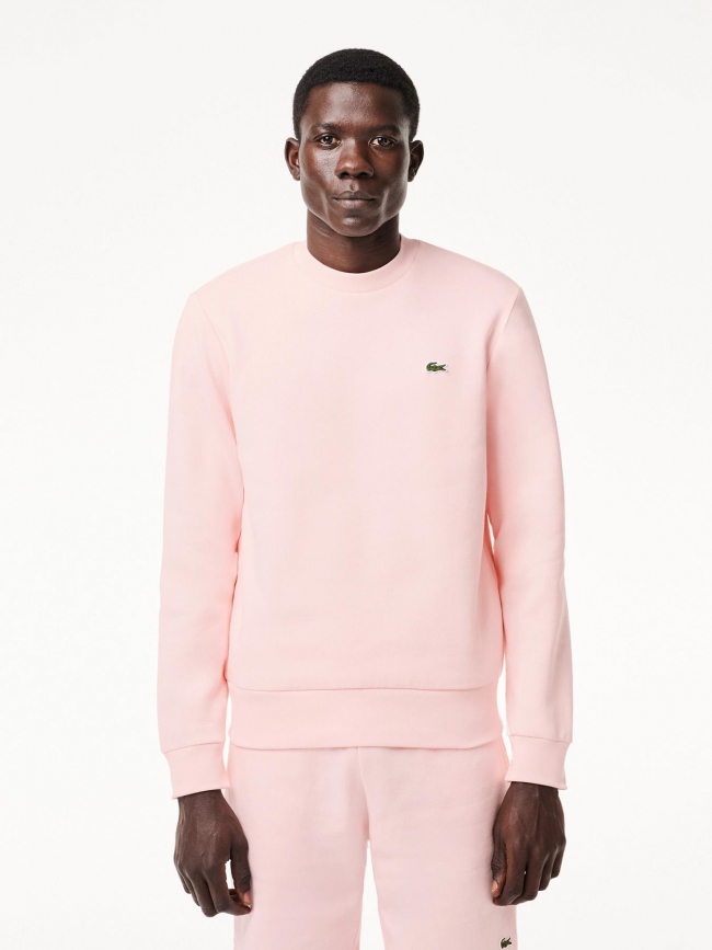 Sweat core solid rose femme - Lacoste
