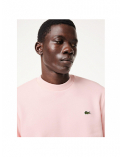 Sweat core solid rose femme - Lacoste