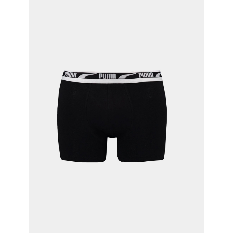 Pack 2 boxers everyday multi logo noir blanc homme - Puma