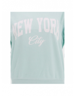 Sweat crewneck new york city vert d'eau femme - Champion