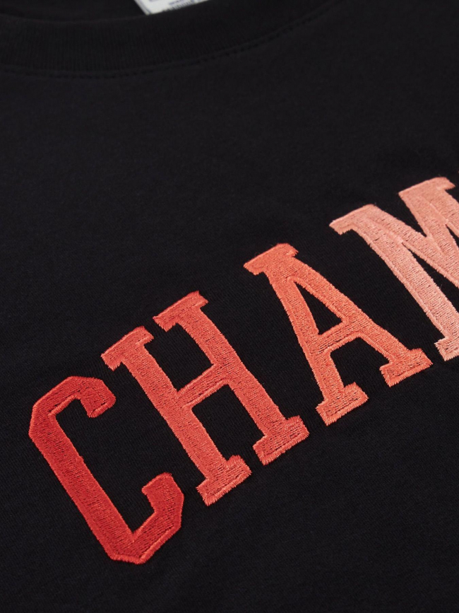 T-shirt crewneck dégradé noir femme - Champion