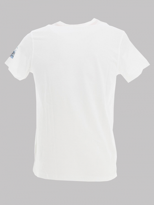 T-shirt nautica squelette blanc homme - Deeluxe