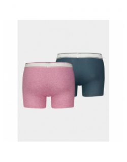 Pack de 2 boxers vintages heather rose et gris homme - Levis