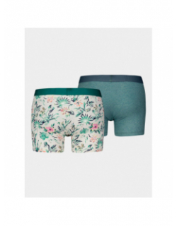 Pack 2 boxers floral gris vert homme - Levi's