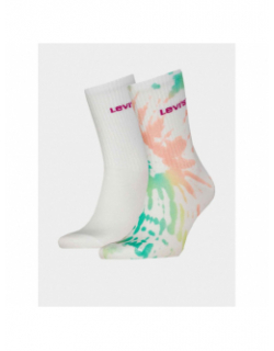 Pack 2 paires de chaussettes summer print blanc - Levi's