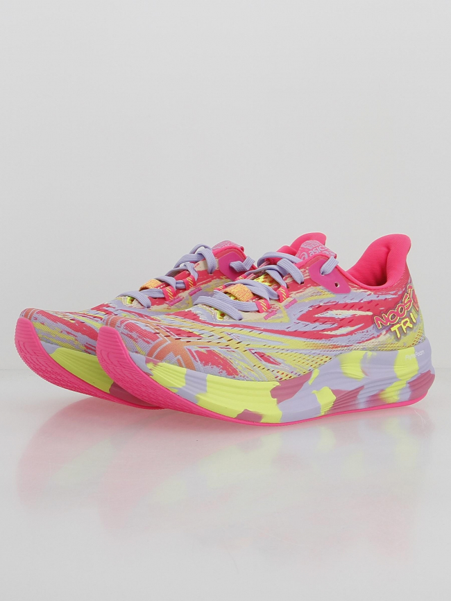 Chaussures de running noosa rose/jaune femme - Asics