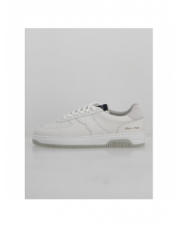 Baskets en cuir blanc homme - Eden Park