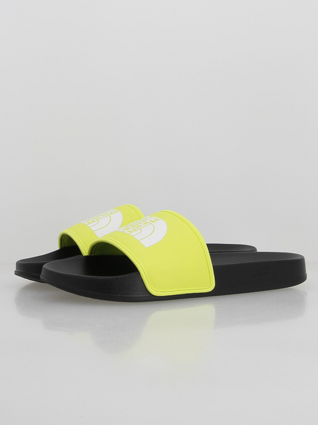 Claquettes base camp slide III noir jaune homme - The North Face