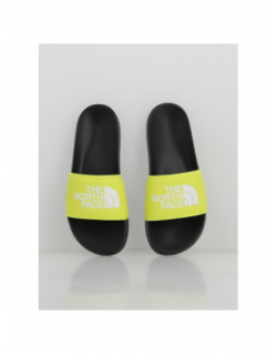 Claquettes base camp slide III noir jaune homme - The North Face