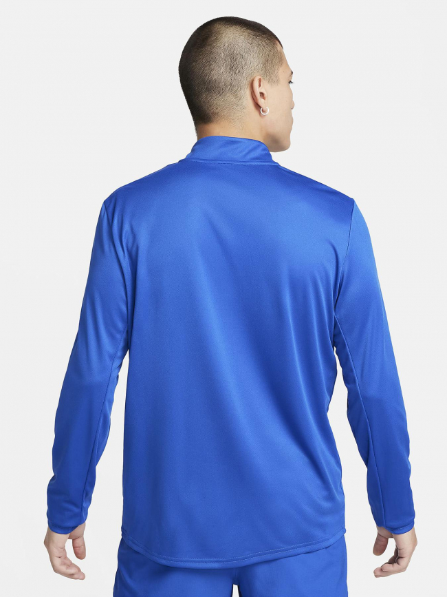 Sweat de running 1/4 zip df pacer bleu homme - Nike