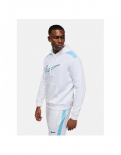 Sweat à capuche nsw swoosh blanc bleu homme - Nike