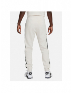 Jogging sportswear swoosh beige noir homme - Nike