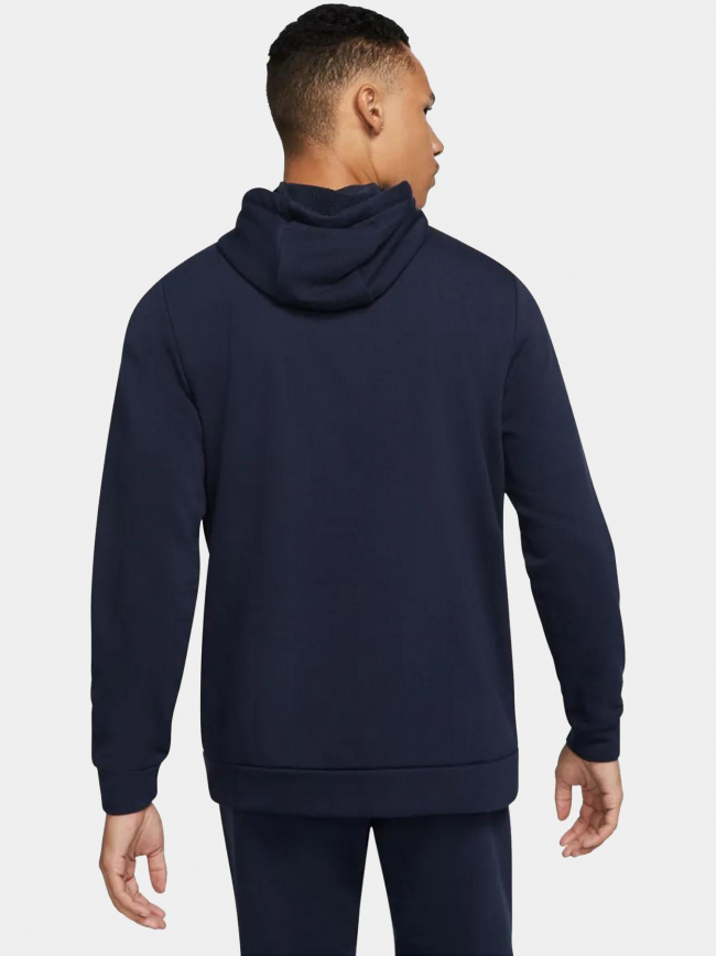 Sweat zippé à capuche sportswear dri fit bleu homme - Nike