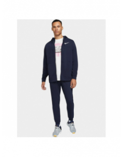 Sweat zippé à capuche sportswear dri fit bleu homme - Nike