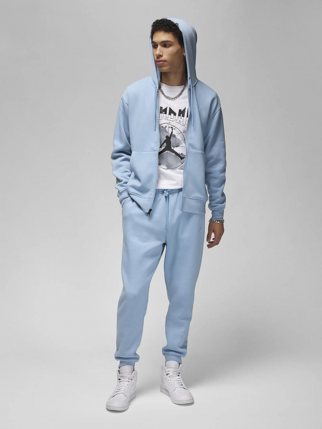 Jogging essential fleece jordan bleu clair homme Nike