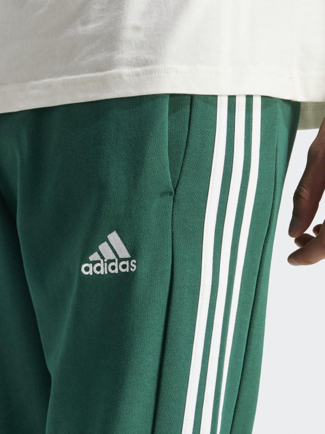 Jogging 3s logo brodé vert homme - Adidas