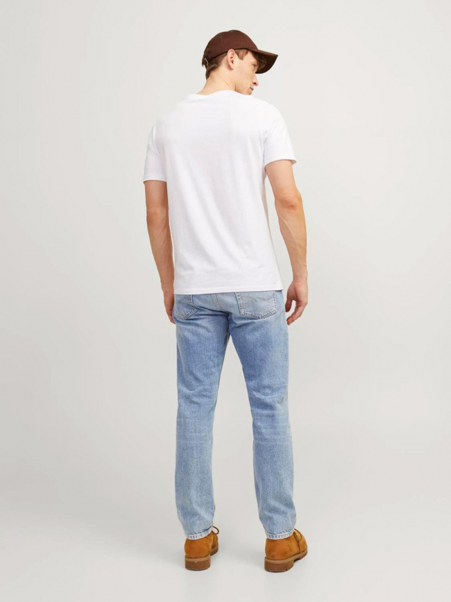 Jean droit chris relaxed bleu homme - Jack & Jones