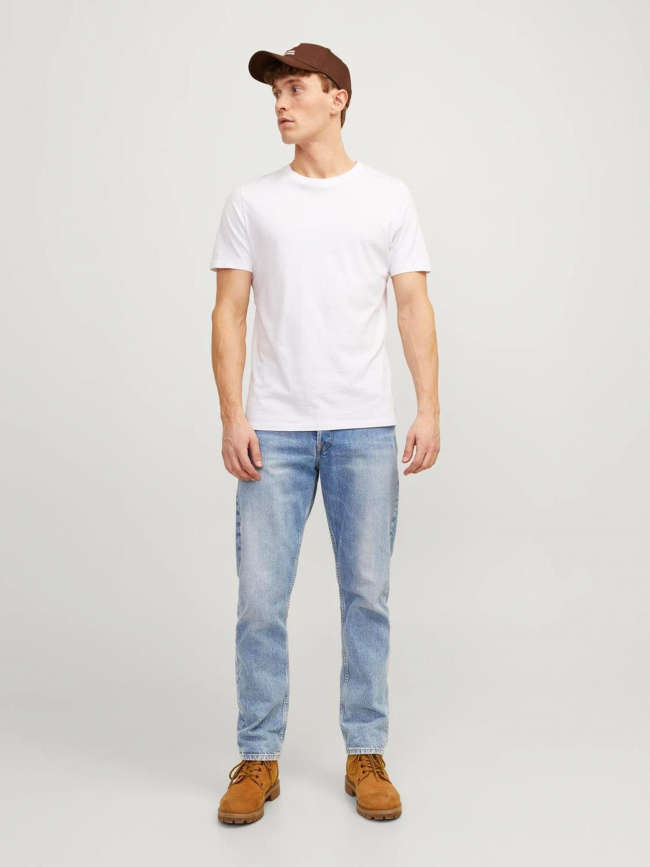 Jean droit chris relaxed bleu homme - Jack & Jones