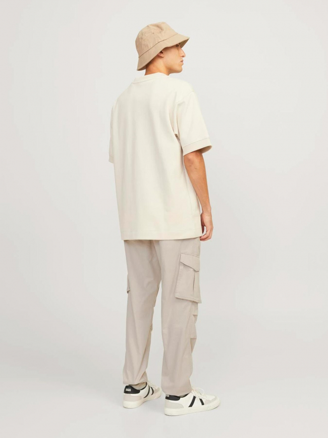 Pantalon cargo kane noah beige homme - Jack & Jones