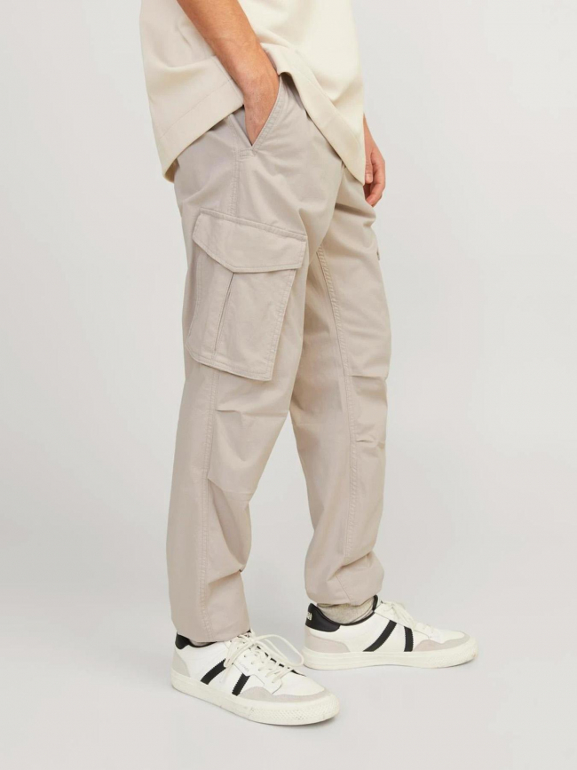 Pantalon cargo kane noah beige homme - Jack & Jones