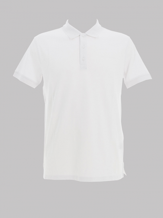 Polo uni alban blanc homme - Teddy Smith