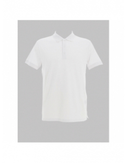 Polo uni alban blanc homme - Teddy Smith