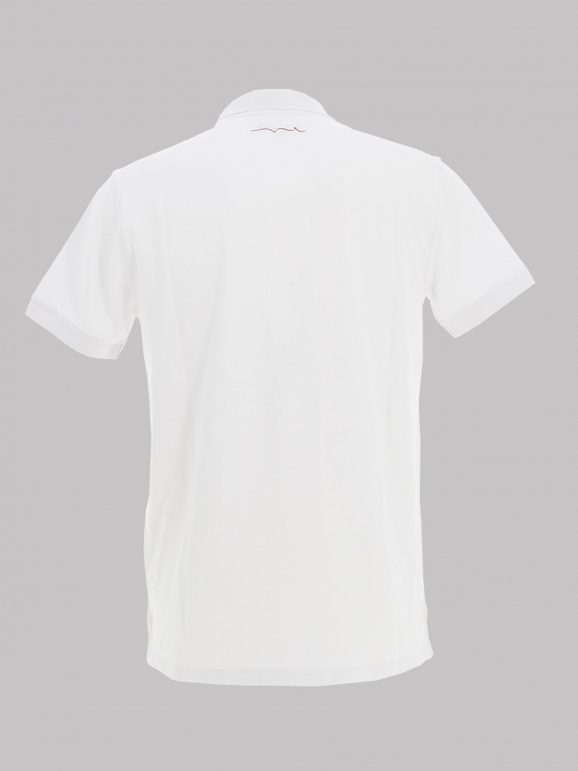 Polo uni alban blanc homme - Teddy Smith