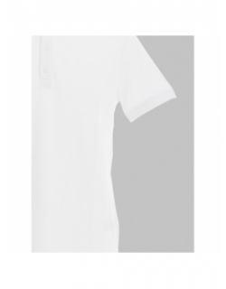 Polo uni alban blanc homme - Teddy Smith