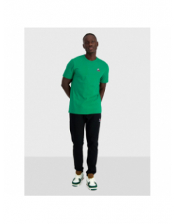 T-shirt uni logo essential vert homme - Le Coq Sportif