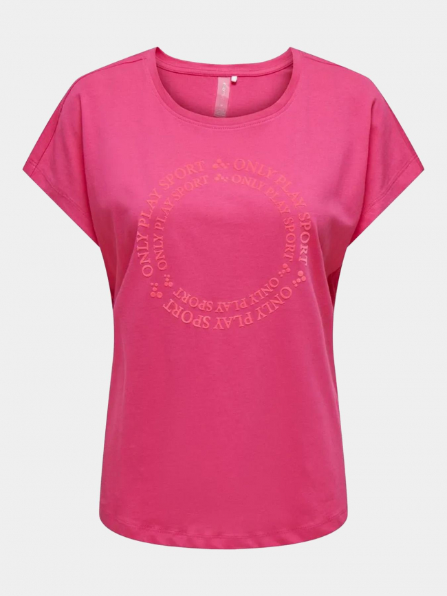 T-shirt de sport play juf life loose rose femme - Only Play