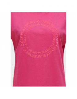 T-shirt de sport play juf life loose rose femme - Only Play