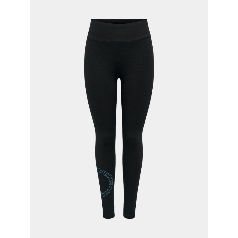 Legging juf life play logo bleu noir femme - Only Play