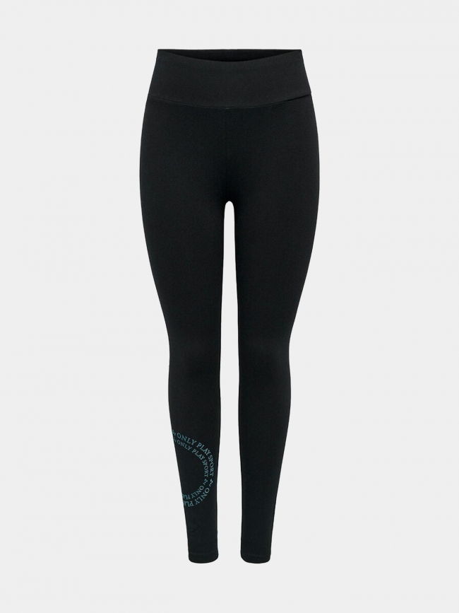 Legging juf life play logo bleu noir femme - Only Play