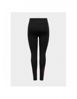 Legging juf life play logo rose noir femme - Only Play