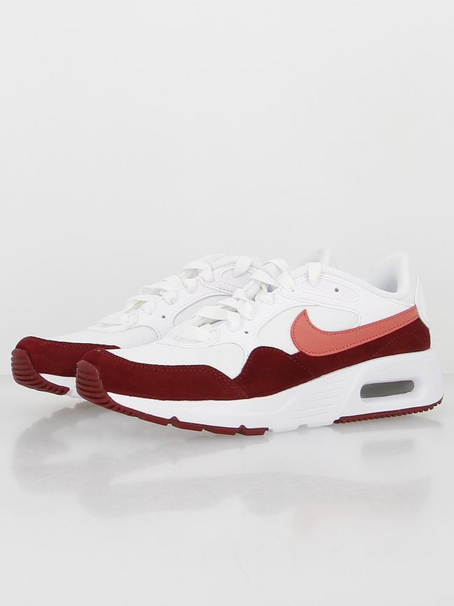 Air max baskets sc blanc bordeau femme - Nike