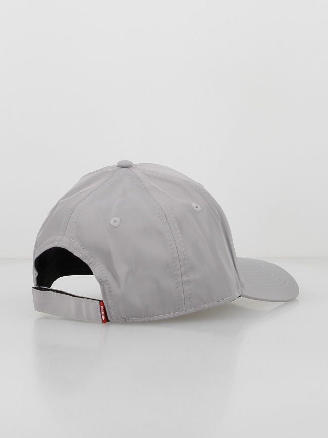 Casquette argentée logo gris - Helvetica