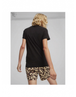 T-shirt essential animal graf noir femme - Puma