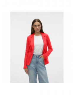 Veste blazer julia rouge orange femme - Vero Moda