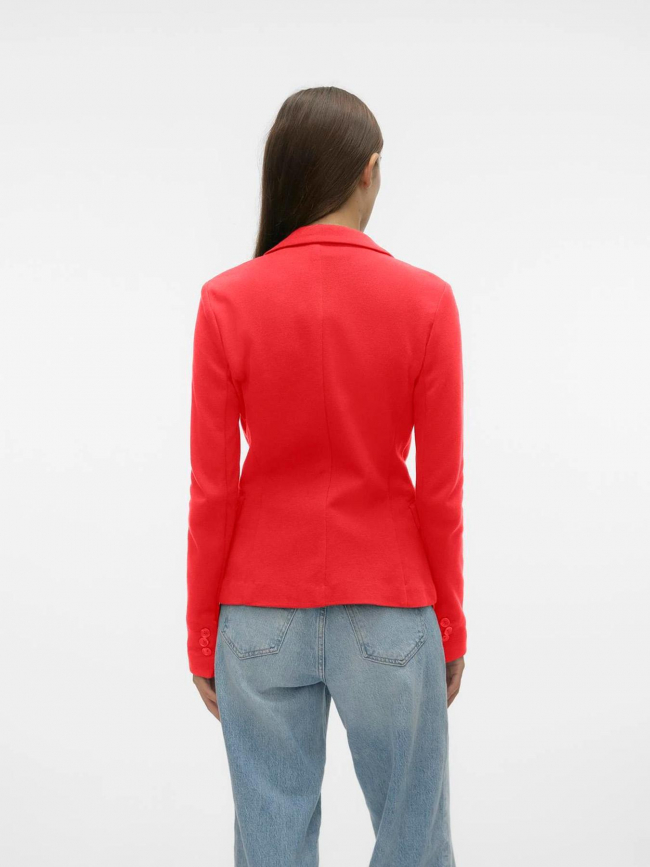 Veste blazer julia rouge orange femme - Vero Moda