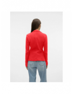 Veste blazer julia rouge orange femme - Vero Moda