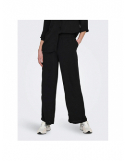 Pantalon fluide ample divya noir femme - Jacqueline De Yong