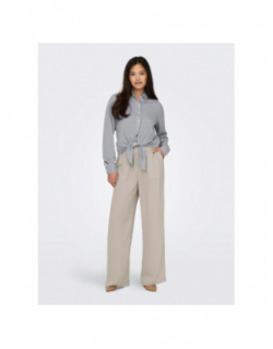 Pantalon fluide ample divya beige femme - Jacqueline De Yong