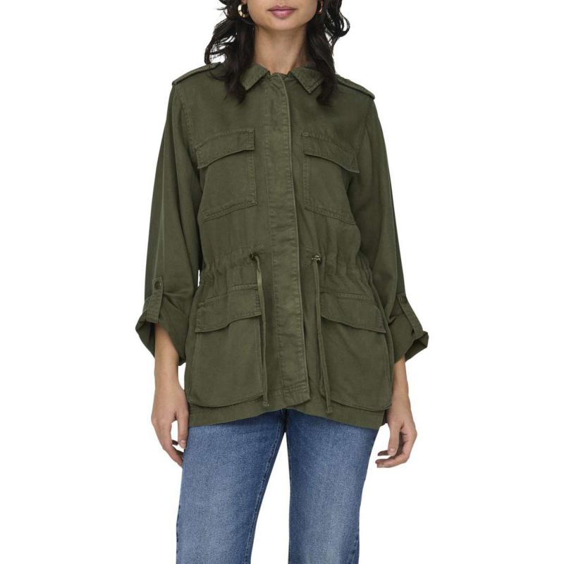 Veste légère utility kenya vert kaki femme - Only