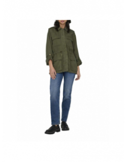 Veste légère utility kenya vert kaki femme - Only