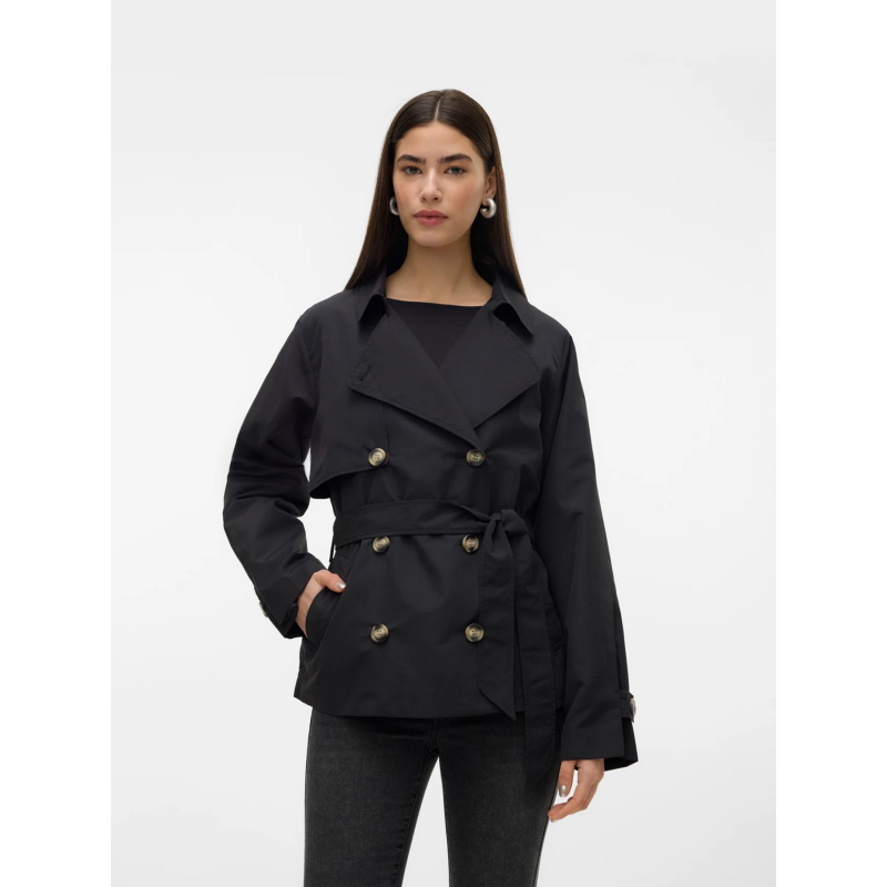 Veste trech vmzoa noir femme - Vero Moda