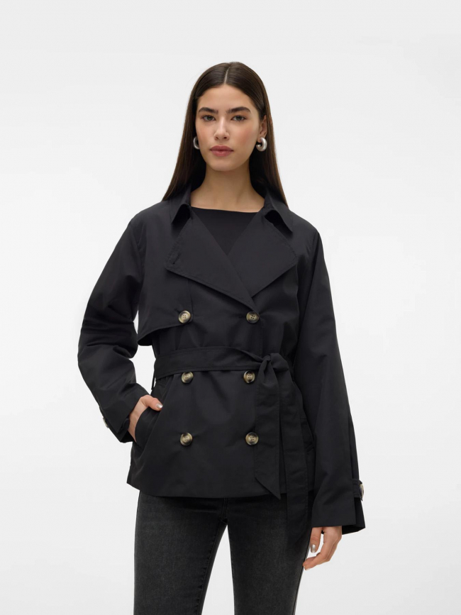 Veste trech vmzoa noir femme - Vero Moda