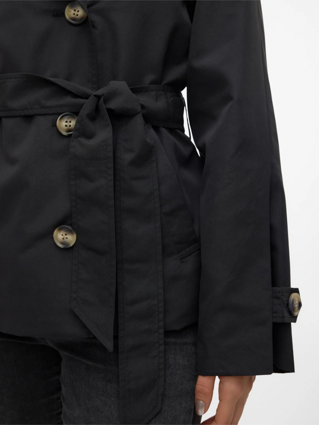 Veste trech vmzoa noir femme - Vero Moda