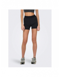 Short de sport moulant taille haute gil-lana noir femme - Only